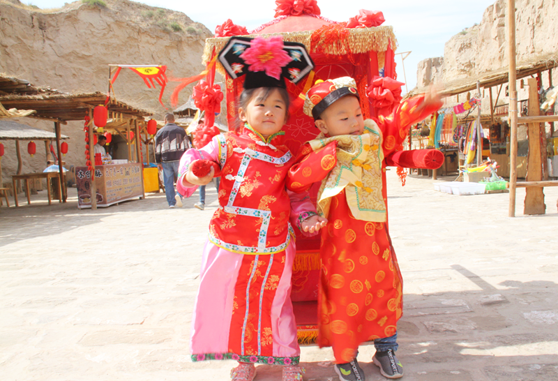 寧夏旅游水洞溝兒童節(jié)活動